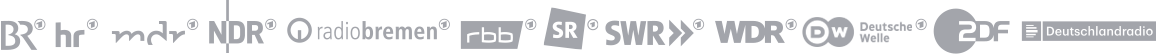 Logos der Rundfunkanstalten